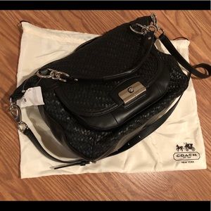 NWT Coach Kristin Woven Handbag